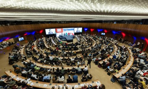 Young Activists Summit 2023. Palais des Nations, Geneve, le 16 novembre 2023. Photo Pierre Albouy/YAS